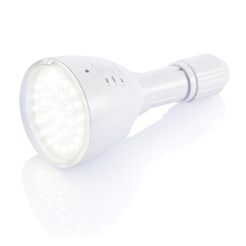 Oscar Eberli Werbeartikel AG: LED Birne und Taschenlampe von xindao