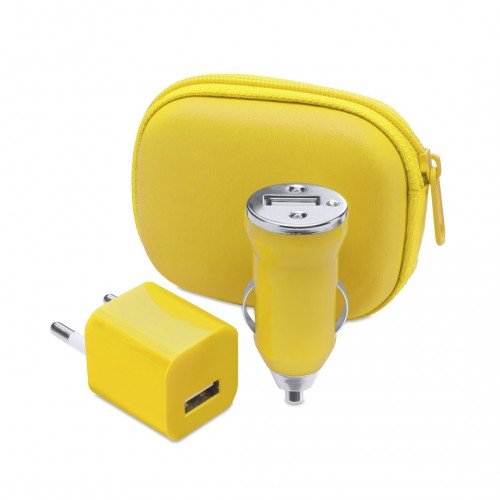 Oscar Eberli Werbeartikel AG: Canox USB Ladegerät Set von Makito